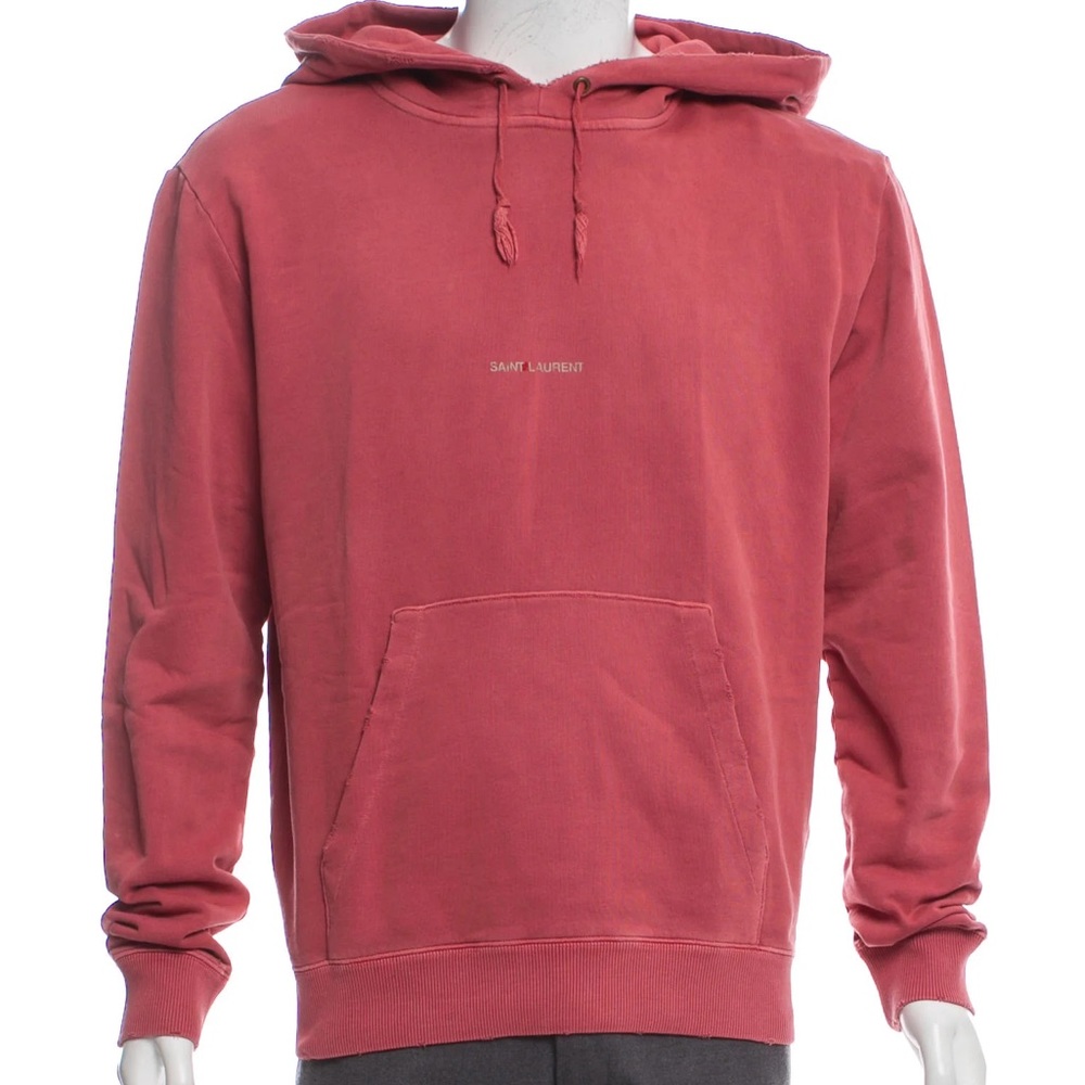 SAINT LAURENT Rive Gauche Logo Hoodie